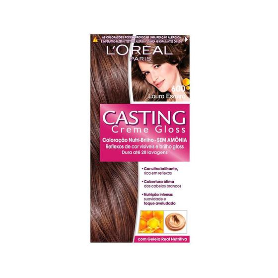 Imagem de LOréal Casting Tintura Creme Gloss - 600 Louro Escuro - Loréal paris - L'Oréal
