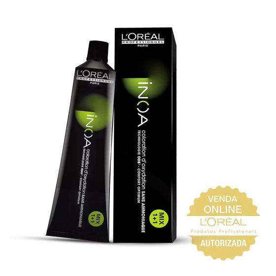Loreal Inoa Tintura Profissional Sem Amonia 5.8 Cast Claro Moca ...