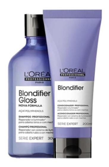 Imagem de Loreal Kit Blondifier Gloss Shampoo 300ml+ Cond 200ml