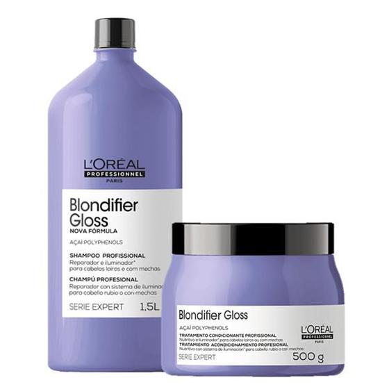 Imagem de LOreal Professionnel Kit Blondifier Gloss Salon 2 Produtos