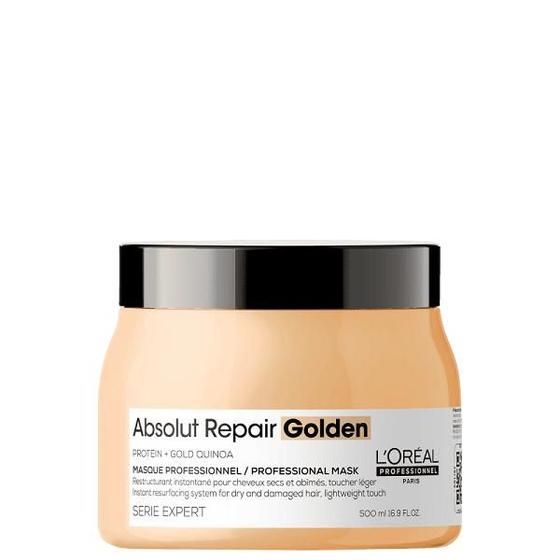 Imagem de LOreal Professionnel Serie Expert Absolut Repair Gold Quinoa Protein Golden Mascara Capilar 500ml