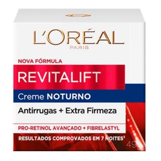 Imagem de Loreal Revitalift Creme Noturno Antirrugas + Firmeza c/ Retinol 49g