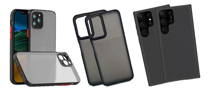 Imagem de Lote 50 Capas Foscas Compatíveis Com iPhone Samsung Redmi + Peliculas