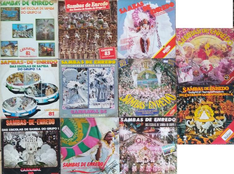 Imagem de Lote-kit 11 Vinil/lps Carnaval Dos Anos 80-1981-82-83-84-85