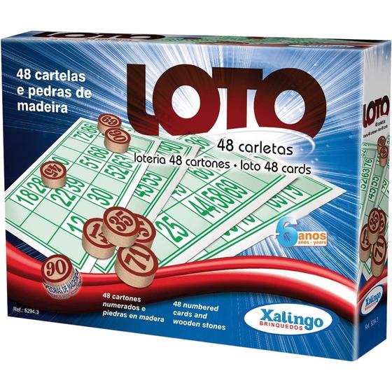 Imagem de Loto com 48 Cartelas Xalingo