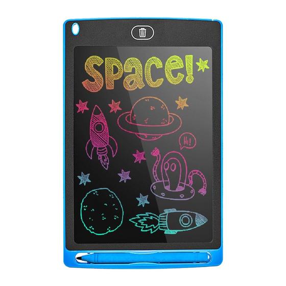 Imagem de Lousa Digital 10.5 polegadas  Lcd Tablet Infantil Desenho Escrever Tela Colorida Brincar