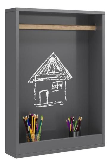 Imagem de  Lousa Infantil Quadro Escolar Painel Com Rolo de Papel 42 cm Brinquedo Criança Aprender Didático Educativo 