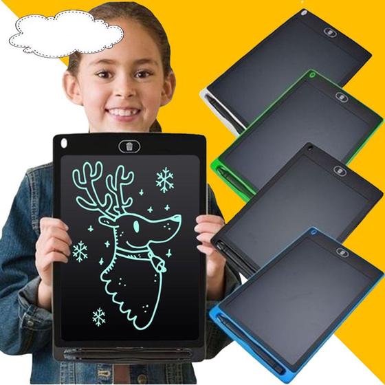 Lousa Mágica Digital Tablet Mágico Infantil LCD 10 Polegadas Escrever Pintar e Desenhar Menor preço em Lousa Mágica Digital Tablet Mágico Infantil LCD 10 Polegadas Escrever Pintar e Desenhar