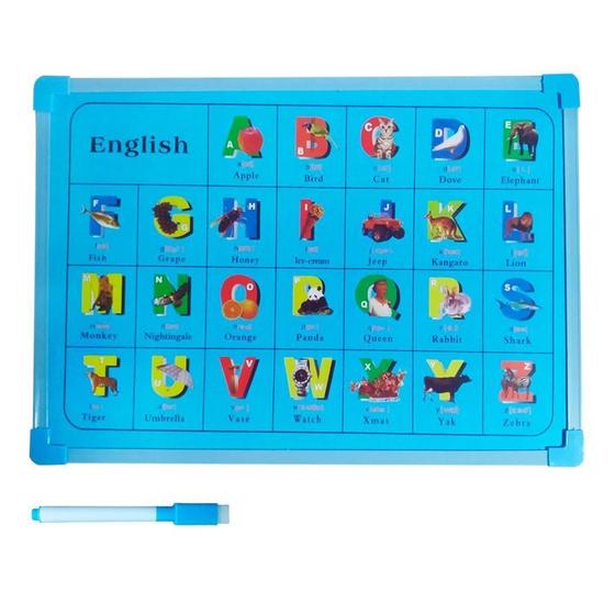 Imagem de Lousa Mágica Infantil + Caneta Alfabeto - Educativo 25x35cm