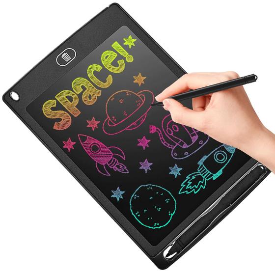 Imagem de Lousa Mágica Infantil Digital 10 Lcd Tablet Desenho Grande