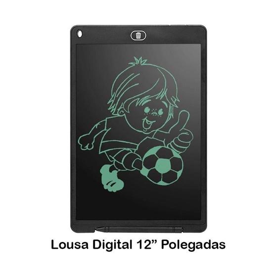 Imagem de Lousa Magica Infantil Digital LCD 12 Polegadas Com Caneta Para Criança