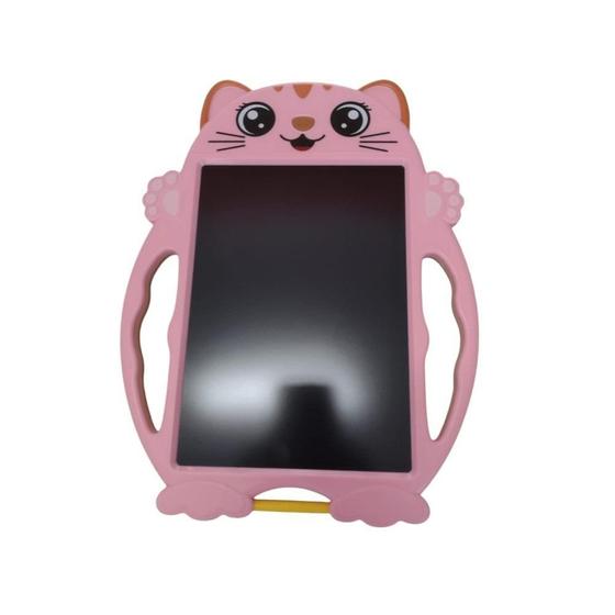 Imagem de Lousa Magica Infantil Tablet Desenhar Gatinho Colorido Sw 03