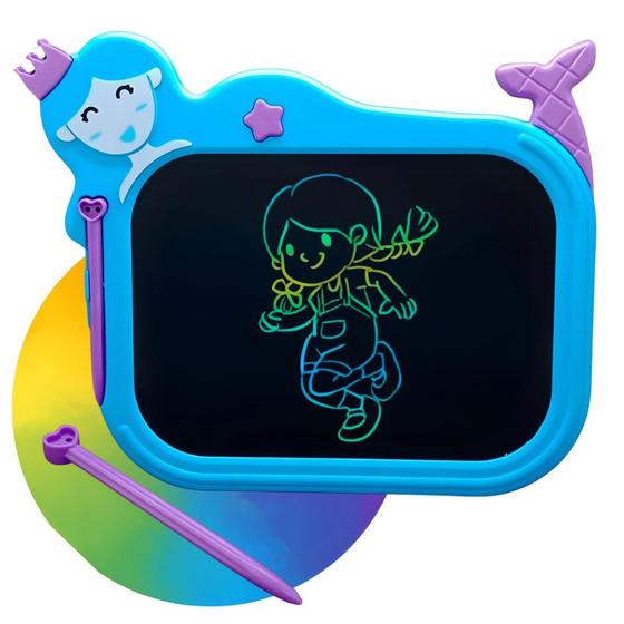 Imagem de Lousa Mágica Infantil Tablet Digital LCD 10” Com Caneta XTrad XZB-14