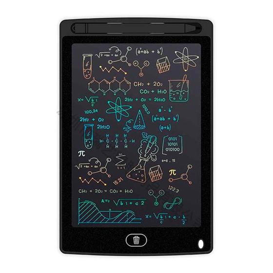Imagem de Lousa Mágica Infantil Tela LCD Escrever Desenhar Tablet 12 Polegadas