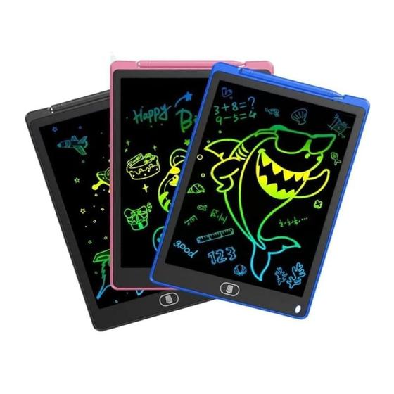 Imagem de Lousa Mágica Infantil Tela LCD Para Desenhar e Brincar 12" - Zoop Toys