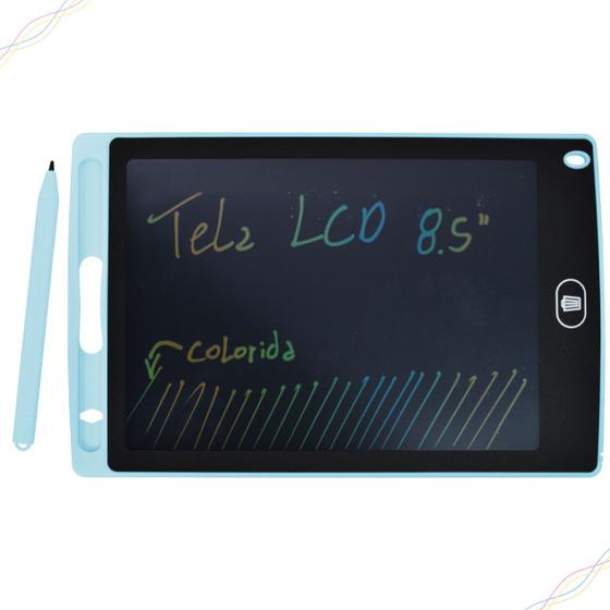 Imagem de Lousa Mágica Tela LCD 8,5 Polegada Portátil Tablet Infantil