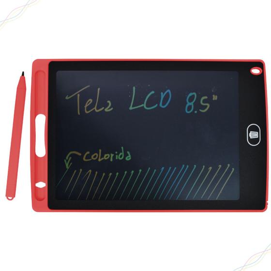 Imagem de Lousa Mágica Tela LCD 8,5 Polegada Portátil Tablet Infantil