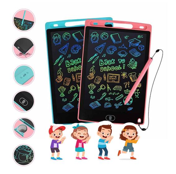 Imagem de Lousa Mágica Tela Lcd Tablet Infantil 12 polegadas  para Escrever e Desenhar