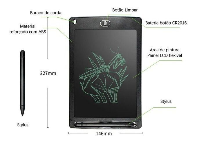 Imagem de Lousa Mágica Tela Lcd Tablet Infantil De Escrever E Desenhar