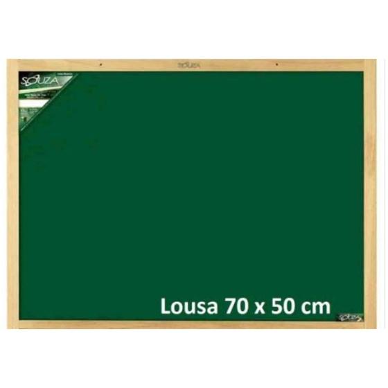 Imagem de Lousa Quadro Negro (Verde) 70x50 Madeira Pinus Souza 2207