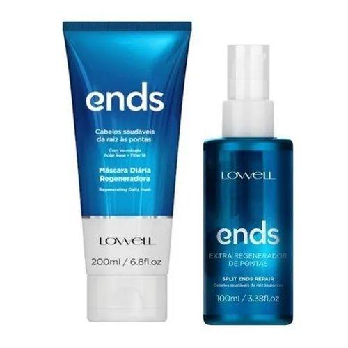 Imagem de Lowell Ends Kit Máscara 200ml + Regenereador De Pontas 100ml