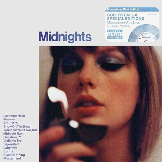 Imagem de LP Taylor Swift  Midnights (Moonstone Blue Edition)