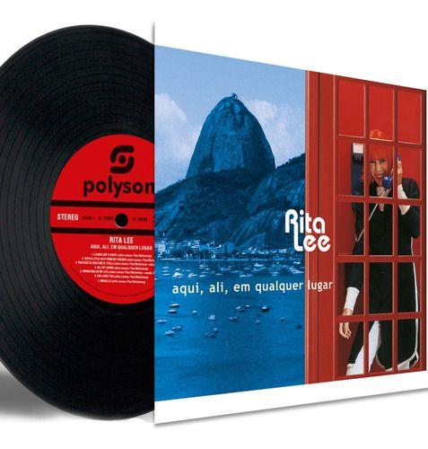 Imagem de Lp Vinil Rita Lee Aqui Ali Em Qualquer Lugar Polysom Lacrado