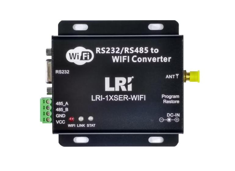 Imagem de LRI-1XSER-WIFI Servidor Serial 802.11 b/g/n RS-232 RS-485 8-28VDC EBYTE