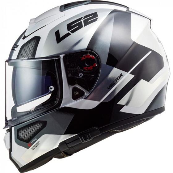 Imagem de Ls2 capacete vector evo ff397 automat wht/titanium