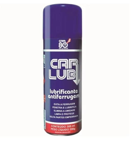 Lubrificante Anti Ferrugem Desengripante Multiuso Car Lub 300ml SUN ...