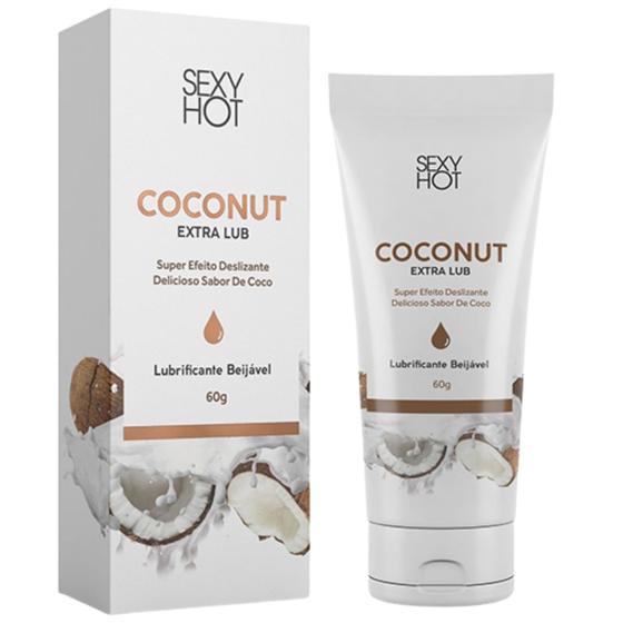 Imagem de Lubrificante COCONUT Extra Deslizante Beijavel Sexy Hot 60g