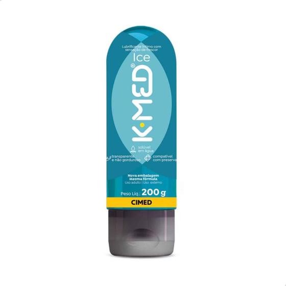 Imagem de Lubrificante Gel Intimo K-Med Ice 200g