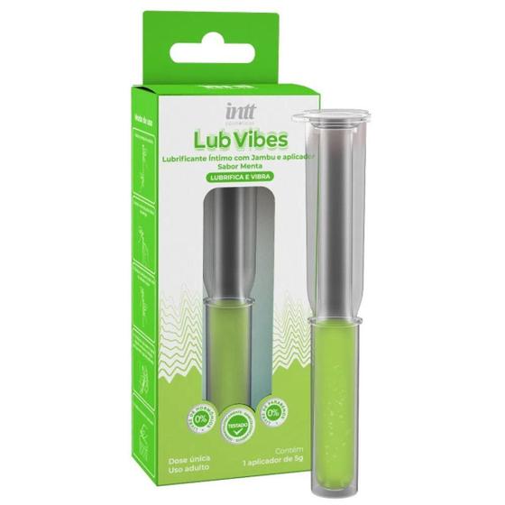Imagem de Lubrificante Intimo Com Aplicador Lub Vibes Menta Vibra 5g