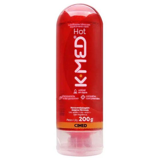 Imagem de Lubrificante Íntimo K MED Hot 200ml Sensação Quente Extra Forte