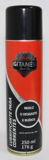 Lubrificante para corrente spray Gitanes 250 ml Proteção Bike Moto Equipamentos Menor preço em Lubrificante para corrente spray Gitanes 250 ml Proteção Bike Moto Equipamentos