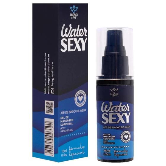 Imagem de Lubrificante Siliconado Water Sexy  15Ml Segred Love