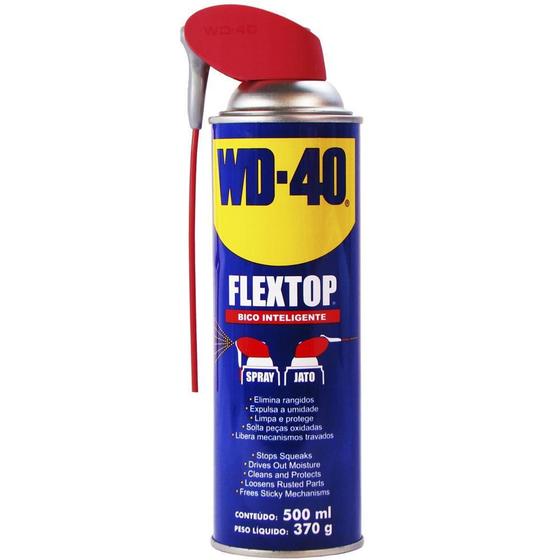 Lubrificante Spray Wd-40 Flextop 500ml Menor preço em Lubrificante Spray Wd-40 Flextop 500ml