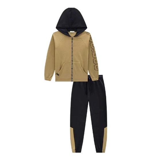 Imagem de Luc Boo Conjunto Jaqueta e Calca Jogger Bege