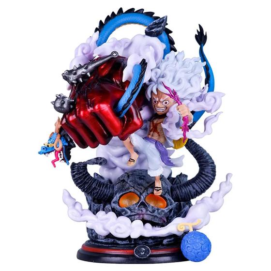 Figurine One Piece Luffy Gear 5 vs Kaido Dragon 28cm – Neuve - Jeux & Jouets