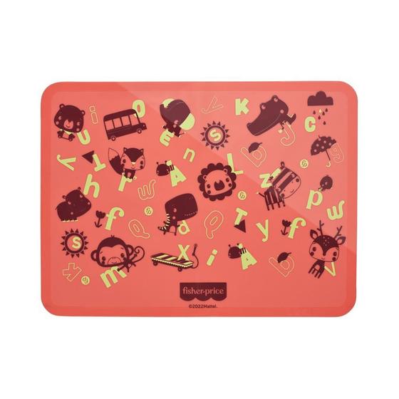 Imagem de Lugar Americano de Silicone Estampado Yummy! Coral Fisher-Price - BB1196