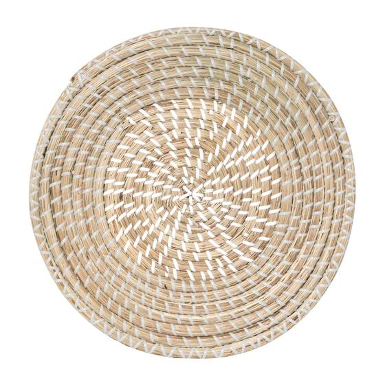 Imagem de Lugar Americano Redondo Seagrass Off-White 32Cm Rafimex