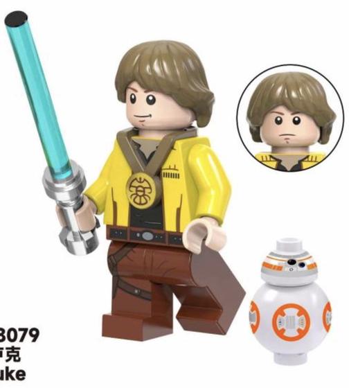 Imagem de Luke Skywalker and BB8 - Star Wars - Minifigura De Montar