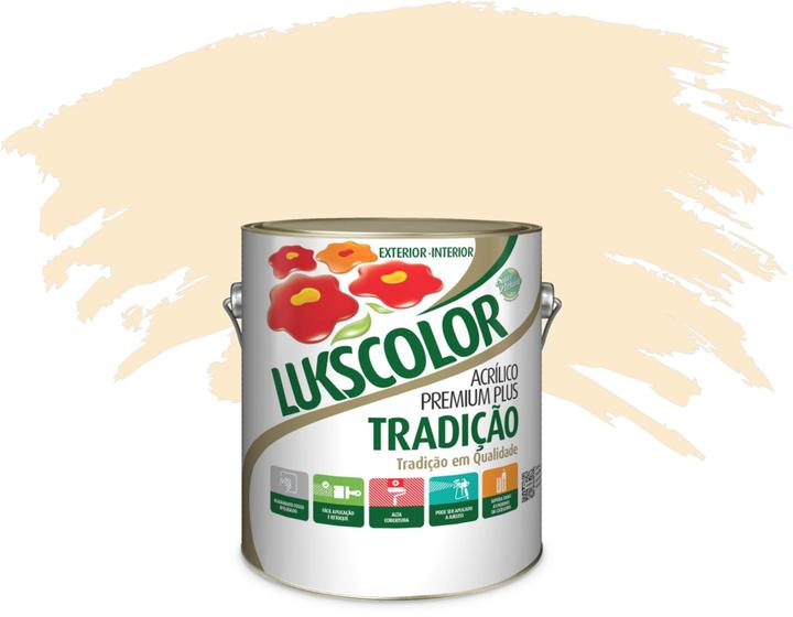 Imagem de Lukscolor  tinta latex acrilica 3,6l perfumada varias cores