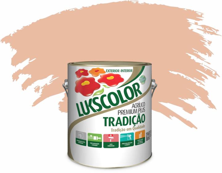 Imagem de Lukscolor  tinta latex acrilica 3,6l perfumada varias cores