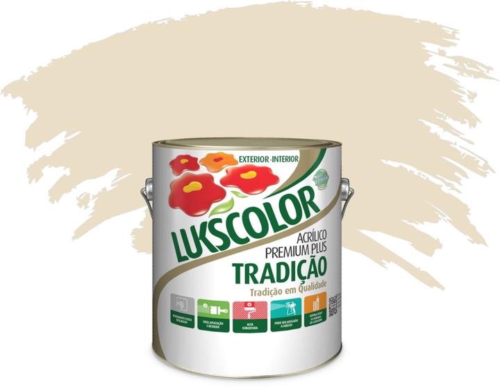 Imagem de Lukscolor  tinta latex acrilica 3,6l perfumada varias cores