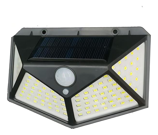 Imagem de Luminária 100 LEDs - Proteção e Conforto com Sensor Integrado