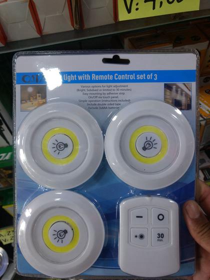 Luminária 3 Lâmpadas Led Spot Sem Fio Com Controle Remoto Menor preço em Luminária 3 Lâmpadas Led Spot Sem Fio Com Controle Remoto