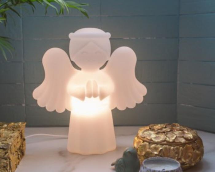 Luminária Abajur de Mesa Anjinho da Guarda Usare Menor preço em Luminária Abajur de Mesa Anjinho da Guarda Usare