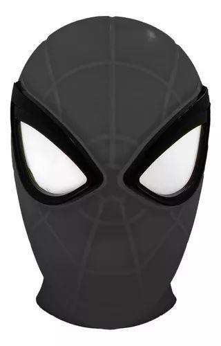 Luminária Abajur De Mesa Homem Aranha Preto Spider Man Head Infantil Led 3D Menor preço em Luminária Abajur De Mesa Homem Aranha Preto Spider Man Head Infantil Led 3D