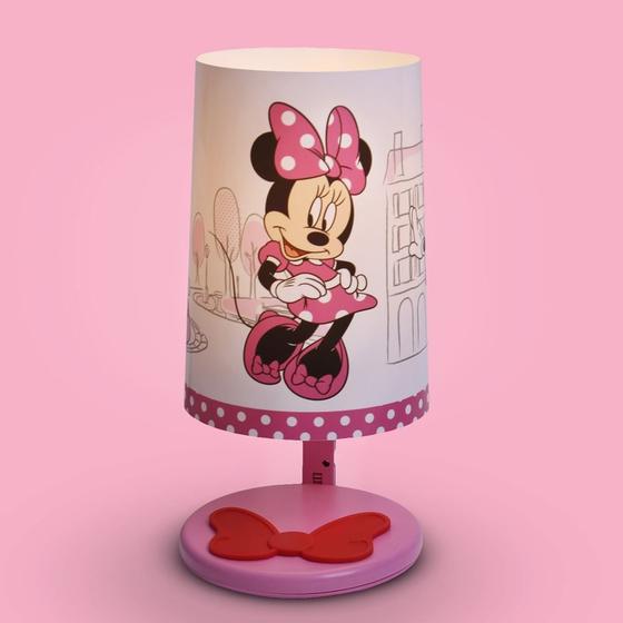 Imagem de Luminária Abajur de Mesa Minnie Mickey Mouse